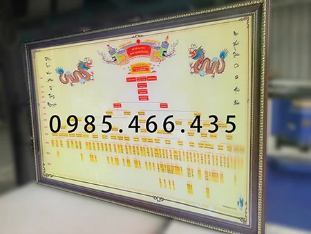 Mẫu khung phả đồ 11