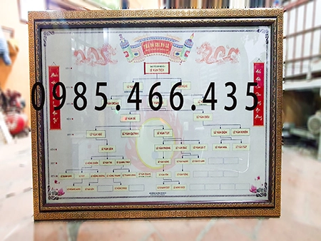 Mẫu khung phả đồ 7